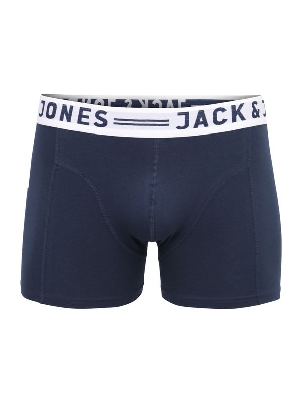 JACK & JONES JACK & JONES Боксерки 'Sense'  нейви синьо / мръсно бяло