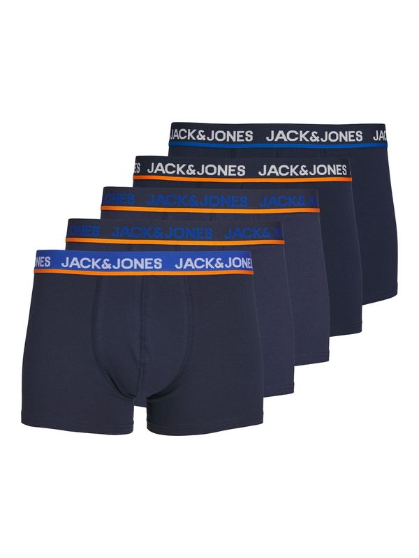 JACK & JONES JACK & JONES Боксерки  синьо / нейви синьо / оранжево / бяло