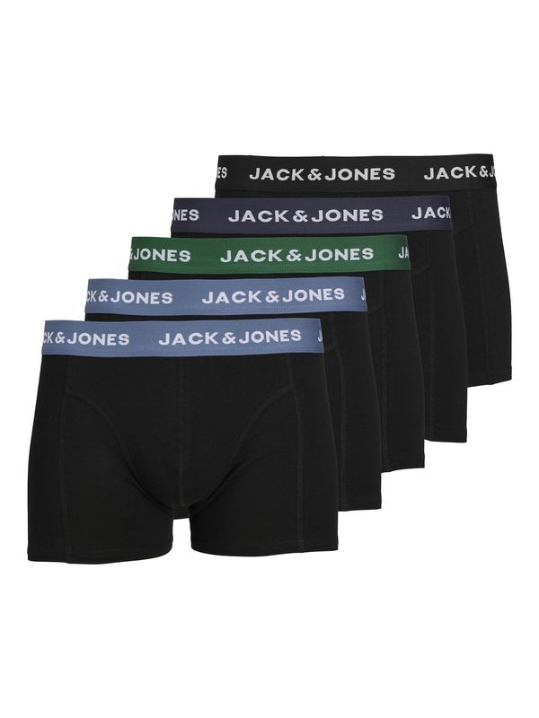 JACK & JONES JACK & JONES Боксерки 'Solid'  гълъбово синьо / тревнозелено / къпина / черно