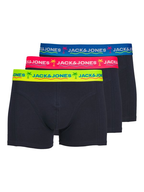 JACK & JONES JACK & JONES Боксерки 'THOMAS'  синьо / морскосиньо / жълто / розово
