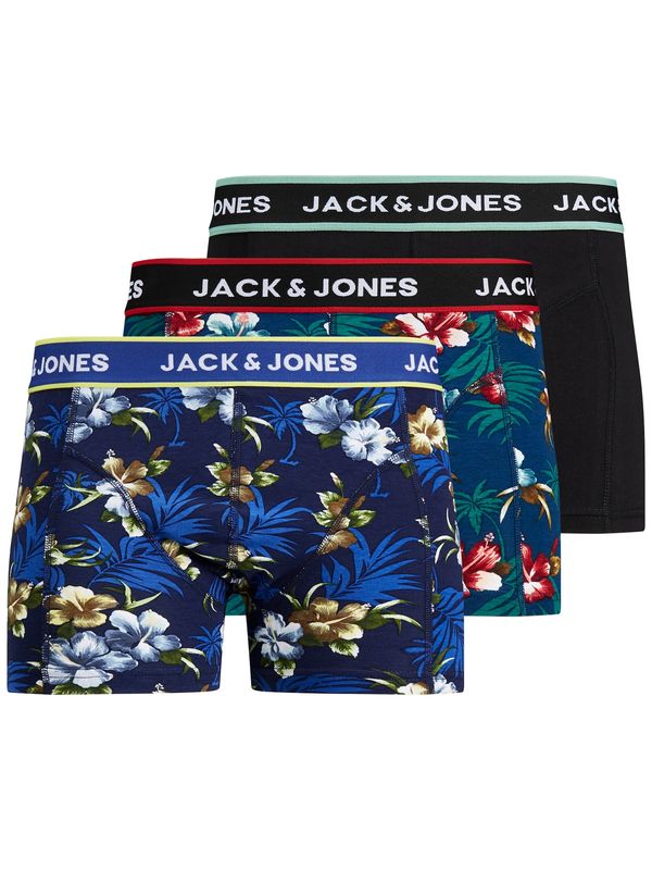 JACK & JONES JACK & JONES Боксерки  тъмносиньо / кафяво / черно / мръсно бяло