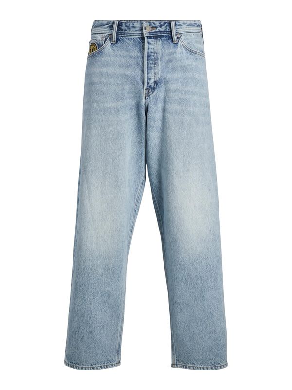 JACK & JONES JACK & JONES Дънки 'Iron'  светлосиньо / жълто / черно