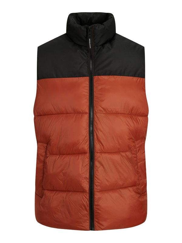 JACK & JONES JACK & JONES Елек 'TOBY'  ръждиво червено / черно