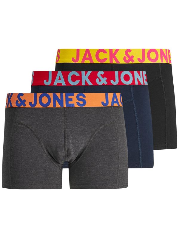 Jack & Jones Junior Jack & Jones Junior Долни гащи 'Crazy'  нейви синьо / тъмносиво / пъстро / черно