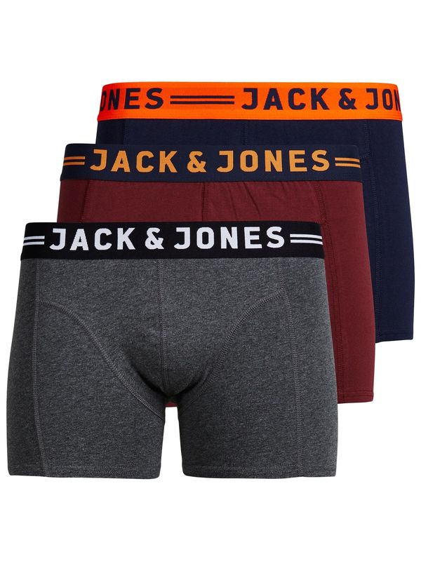 Jack & Jones Junior Jack & Jones Junior Долни гащи  сиво / оранжево / винено червено / черно