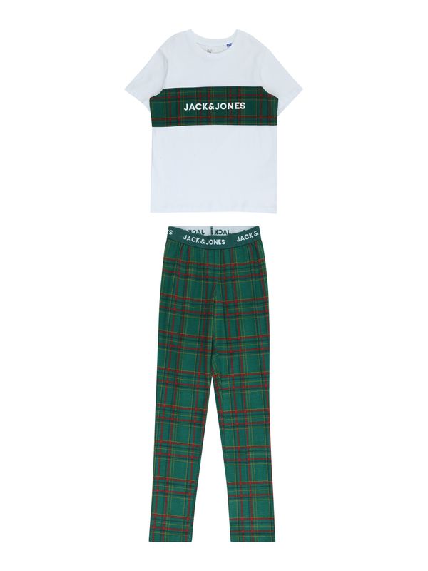 Jack & Jones Junior Jack & Jones Junior Комплект пижама  жълто / тъмнозелено / червено / бяло