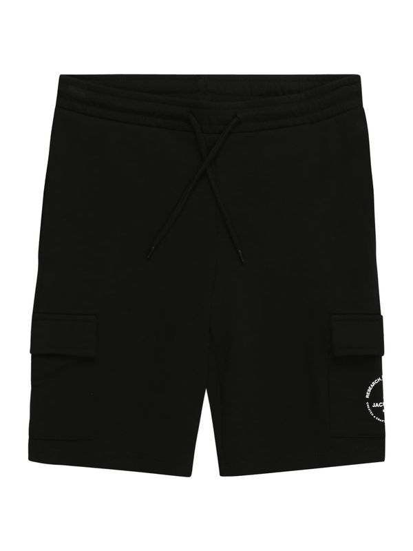 Jack & Jones Junior Jack & Jones Junior Панталон 'SWIFT'  черно / бяло