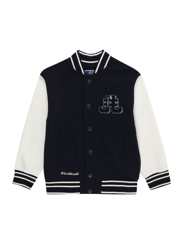 Jack & Jones Junior Jack & Jones Junior Преходно яке 'COLE'  нейви синьо / бяло