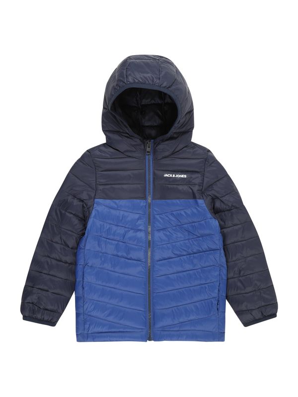 Jack & Jones Junior Jack & Jones Junior Преходно яке  морскосиньо / тъмносиньо / бяло