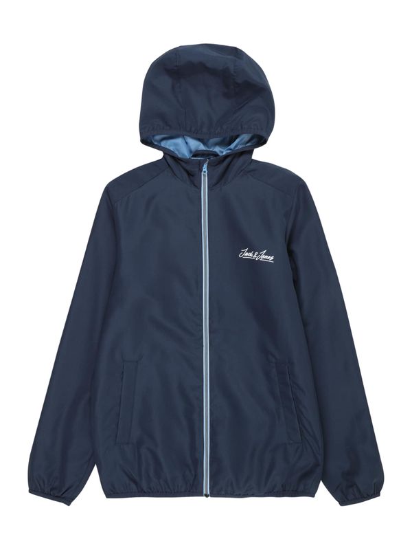 Jack & Jones Junior Jack & Jones Junior Преходно яке 'OLIVER'  нейви синьо / бяло