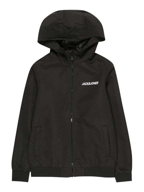 Jack & Jones Junior Jack & Jones Junior Преходно яке 'Rush'  черно / бяло