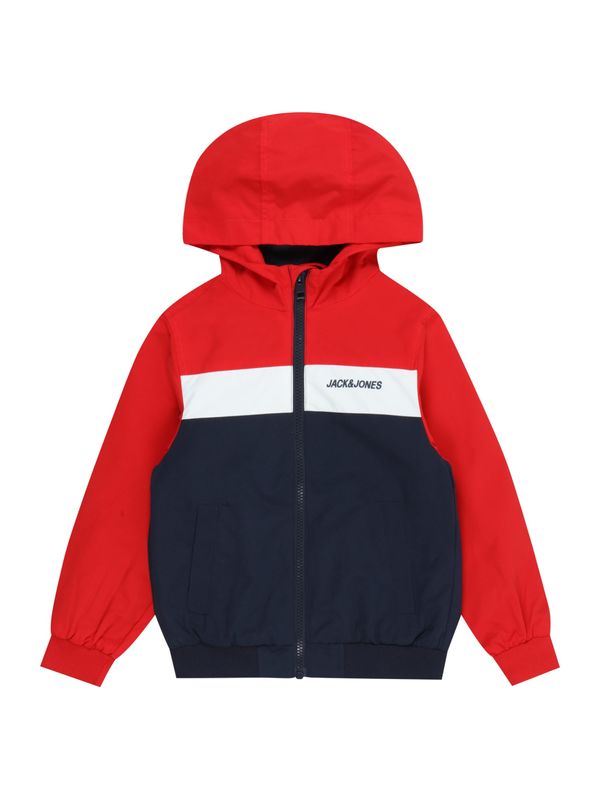 Jack & Jones Junior Jack & Jones Junior Преходно яке 'RUSH'  нейви синьо / червено / бяло