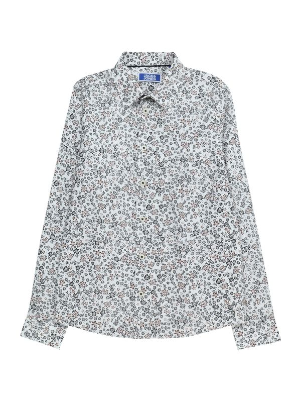 Jack & Jones Junior Jack & Jones Junior Риза 'Arthur'  бордо / черно / бяло