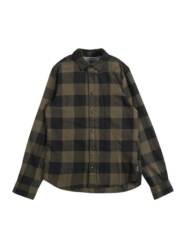 Jack & Jones Junior Jack & Jones Junior Риза 'Gingham'  каки / черно