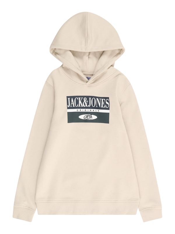 Jack & Jones Junior Jack & Jones Junior Суичър 'ARTHUR'  бежово / черно / бяло