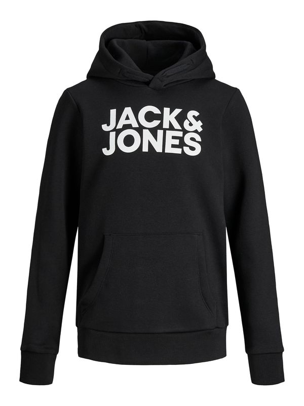 Jack & Jones Junior Jack & Jones Junior Суичър  черно / бяло