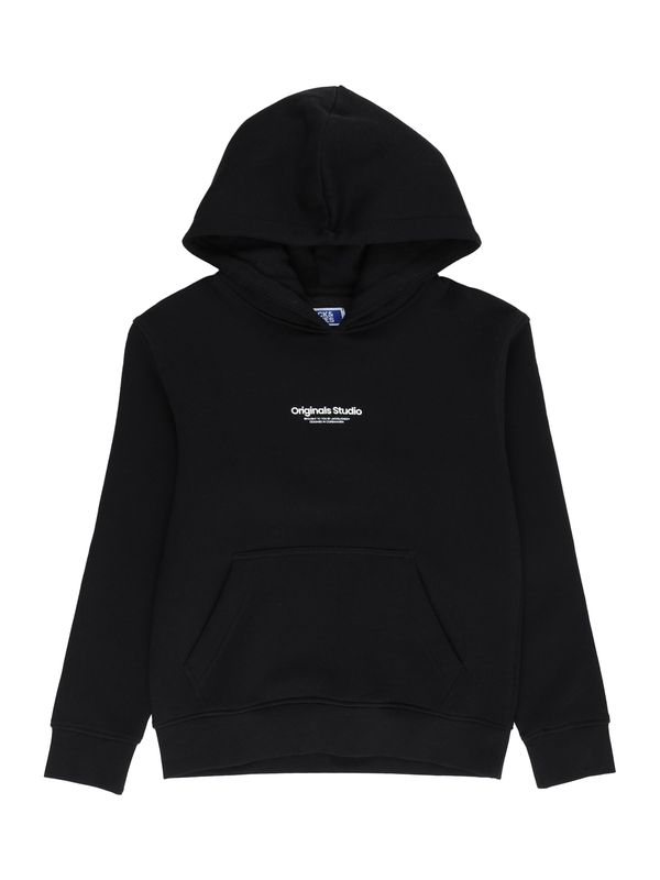 Jack & Jones Junior Jack & Jones Junior Суичър 'Vesterbro'  черно / бяло