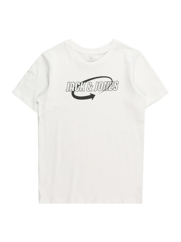 Jack & Jones Junior Jack & Jones Junior Тениска 'ARROW'  черно / бяло