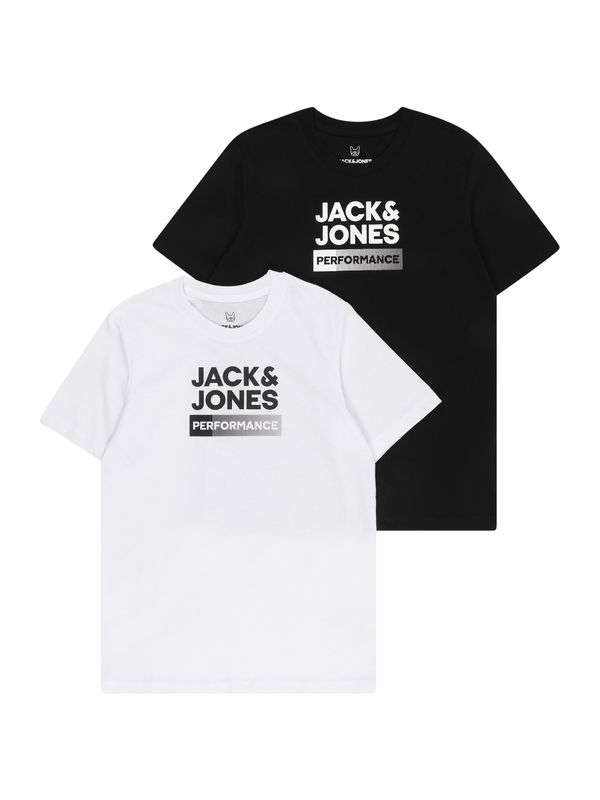 Jack & Jones Junior Jack & Jones Junior Тениска  черно / бяло