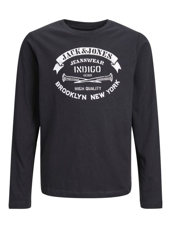 Jack & Jones Junior Jack & Jones Junior Тениска  черно / бяло