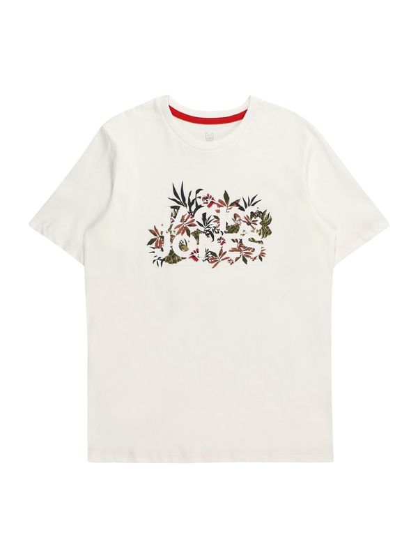 Jack & Jones Junior Jack & Jones Junior Тениска 'CHILL'  ръждиво кафяво / зелено / червено / бяло