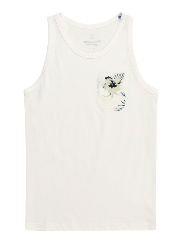 Jack & Jones Junior Jack & Jones Junior Тениска 'CHILL'  светлозелено / черно / бяло