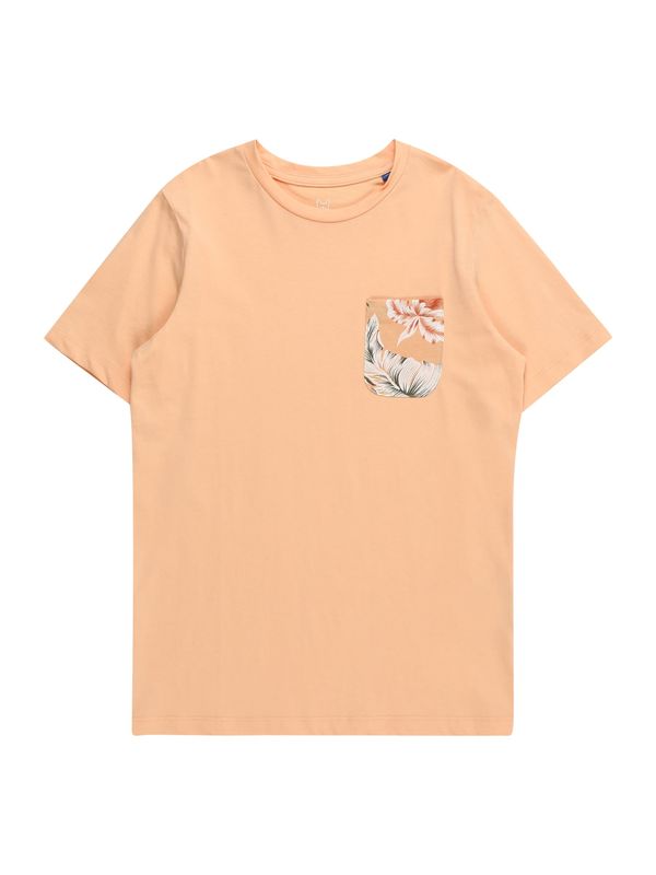 Jack & Jones Junior Jack & Jones Junior Тениска 'CHILL'  зелено / кайсия / червено / бяло