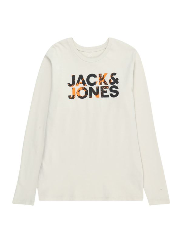 Jack & Jones Junior Jack & Jones Junior Тениска 'COMMERCIAL'  бежово / оранжево / черно
