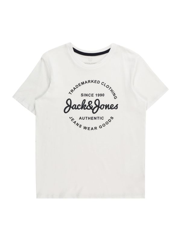 Jack & Jones Junior Jack & Jones Junior Тениска 'FOREST'  черно / бяло
