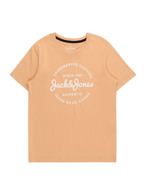 Jack & Jones Junior Jack & Jones Junior Тениска 'FOREST'  кайсия / бяло