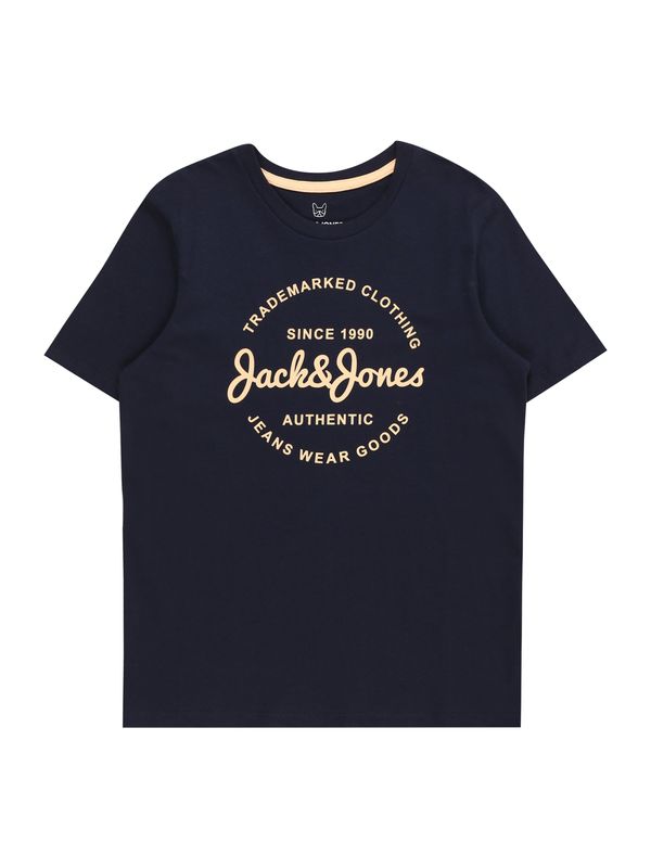 Jack & Jones Junior Jack & Jones Junior Тениска 'FOREST'  нейви синьо / кайсия