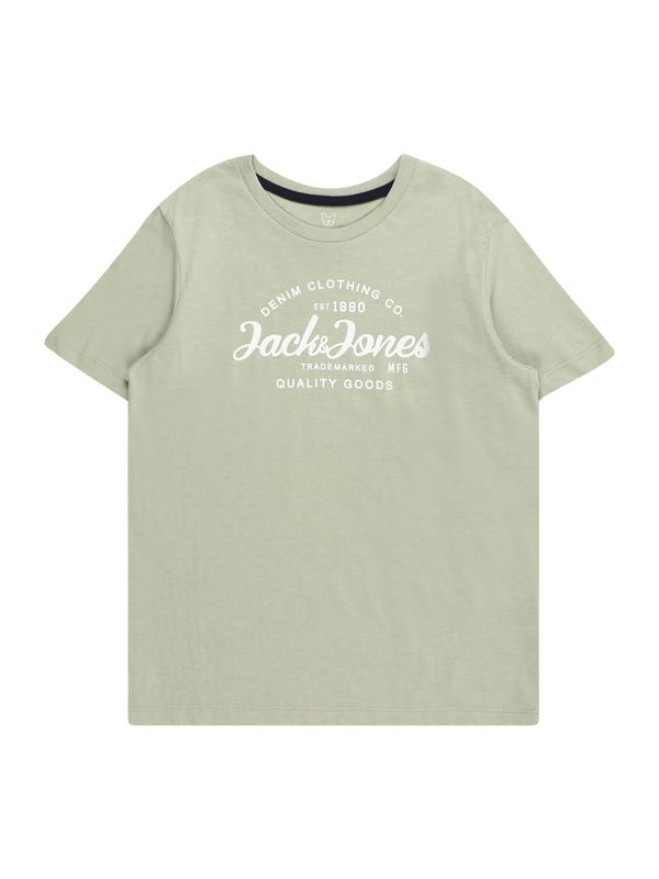 Jack & Jones Junior Jack & Jones Junior Тениска 'FOREST'  пастелно зелено / бяло