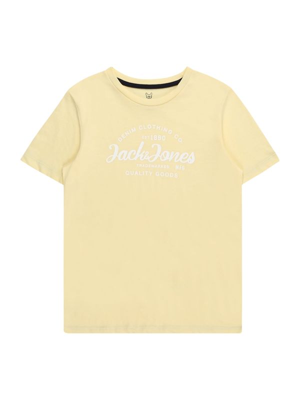 Jack & Jones Junior Jack & Jones Junior Тениска 'FOREST'  светложълто / бяло