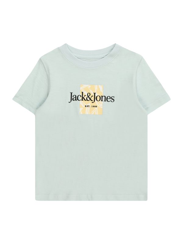 Jack & Jones Junior Jack & Jones Junior Тениска 'Lafayette'  светлосиньо / жълто / черно / бяло