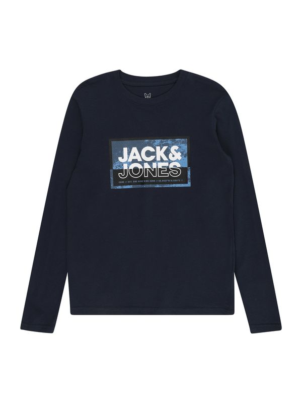 Jack & Jones Junior Jack & Jones Junior Тениска 'LOGAN'  синьо / нейви синьо / бяло