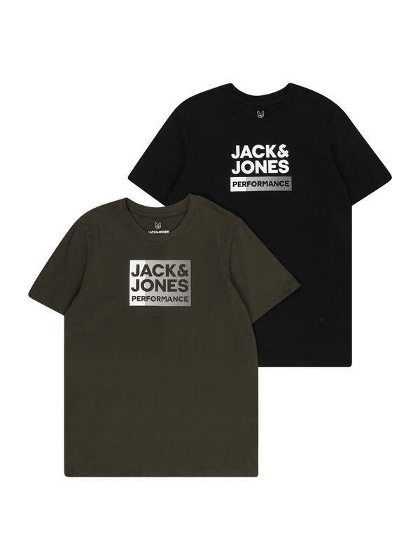 Jack & Jones Junior Jack & Jones Junior Тениска  маслина / черно / бяло