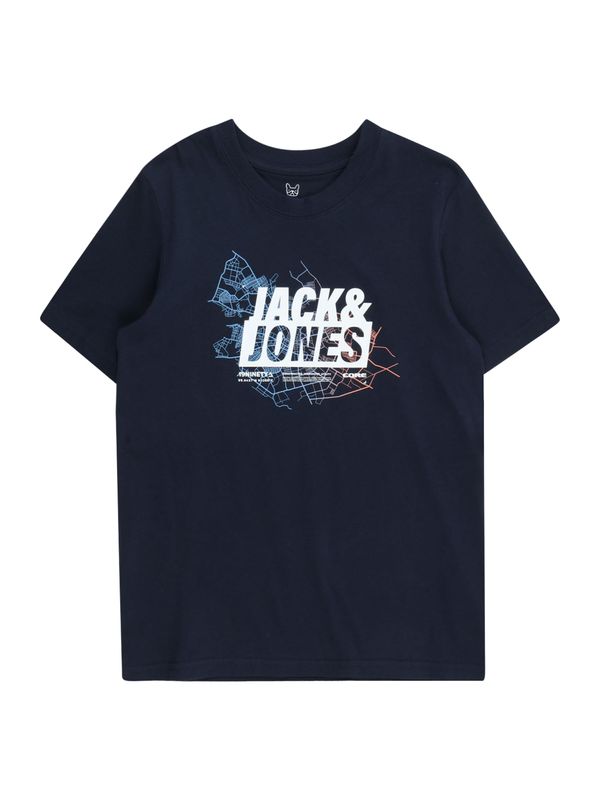 Jack & Jones Junior Jack & Jones Junior Тениска  нейви синьо / светлосиньо / бледорозово / бяло