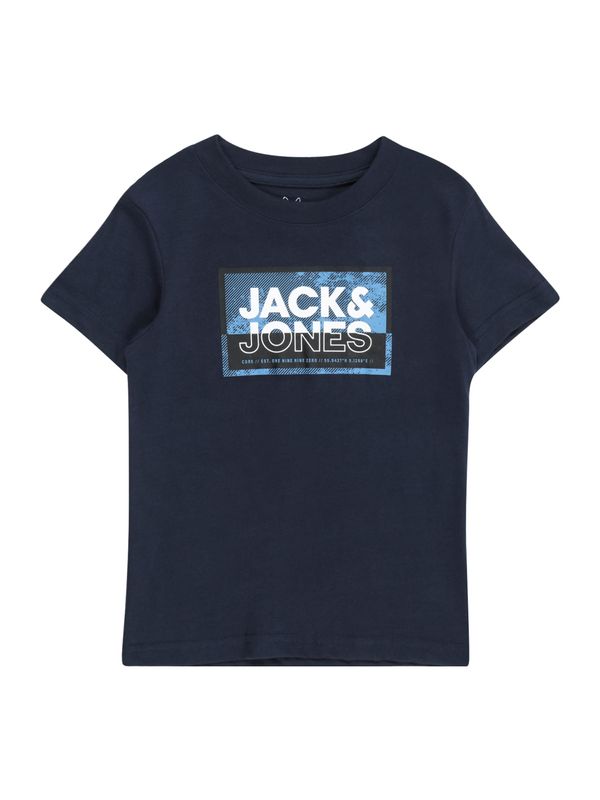 Jack & Jones Junior Jack & Jones Junior Тениска  нейви синьо / светлосиньо / мръсно бяло