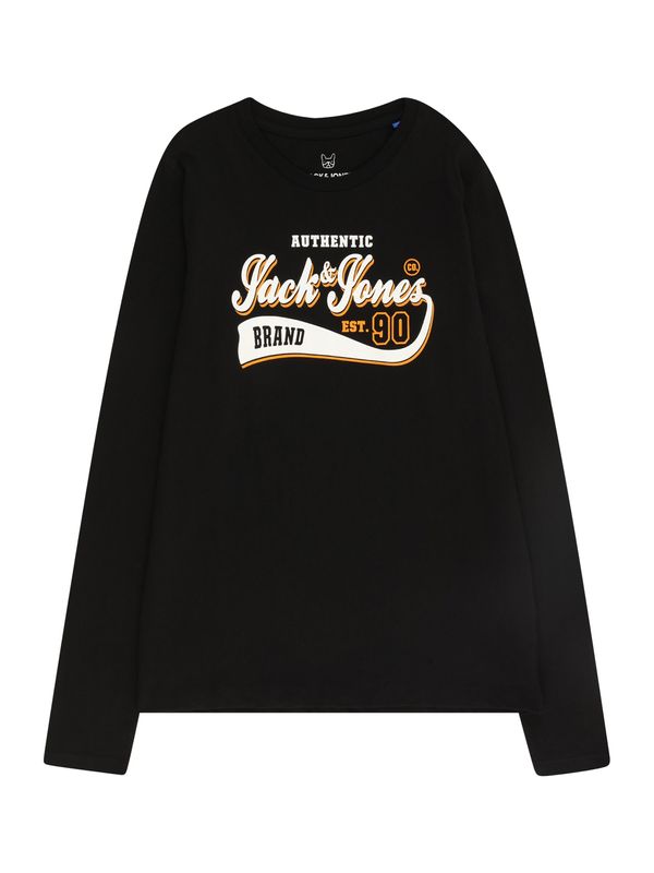 Jack & Jones Junior Jack & Jones Junior Тениска  оранжево / черно / бяло