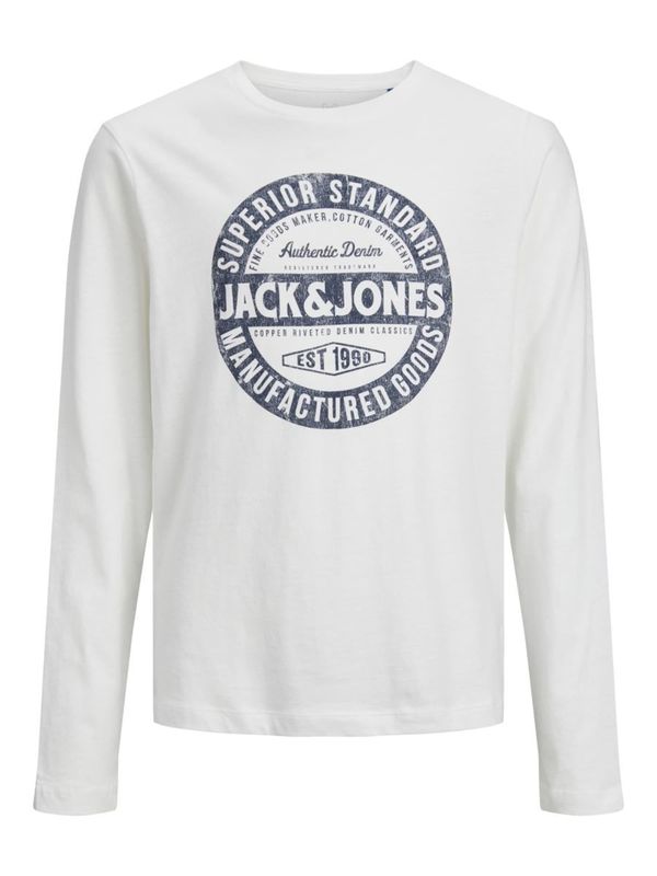 Jack & Jones Junior Jack & Jones Junior Тениска  синьо / бяло