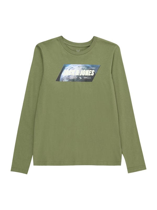 Jack & Jones Junior Jack & Jones Junior Тениска  синьо / жълто / зелено / бяло