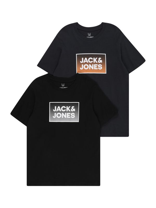 Jack & Jones Junior Jack & Jones Junior Тениска 'STEEL'  морскосиньо / корал / черно / бяло