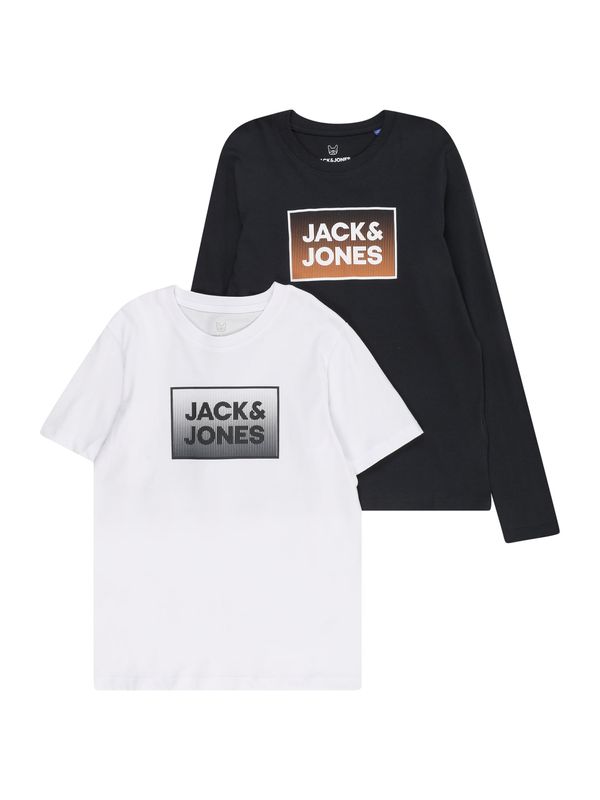 Jack & Jones Junior Jack & Jones Junior Тениска 'Steel'  нейви синьо / бяло