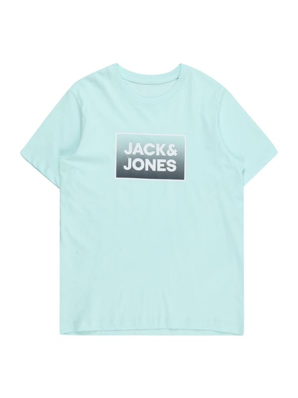 Jack & Jones Junior Jack & Jones Junior Тениска 'STEEL'  тюркоазен / сив меланж