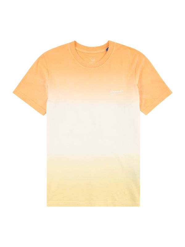 Jack & Jones Junior Jack & Jones Junior Тениска  светлооранжево / бяло