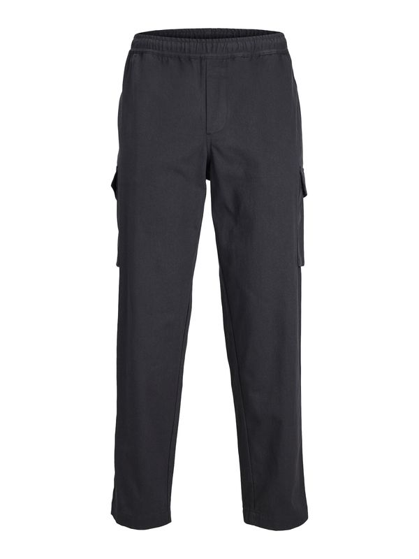 JACK & JONES JACK & JONES Карго панталон 'BILL'  антрацитно черно