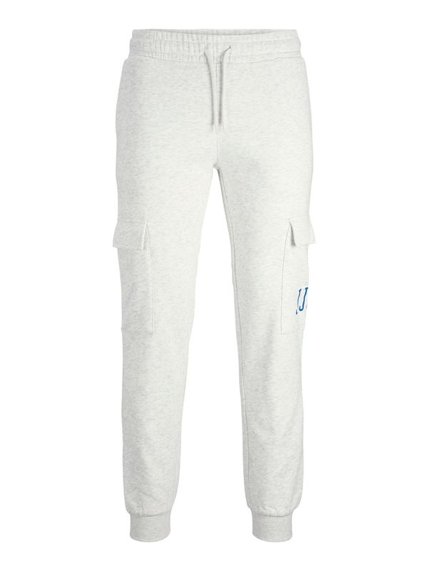 JACK & JONES JACK & JONES Карго панталон 'Gordon'  синьо / бял меланж