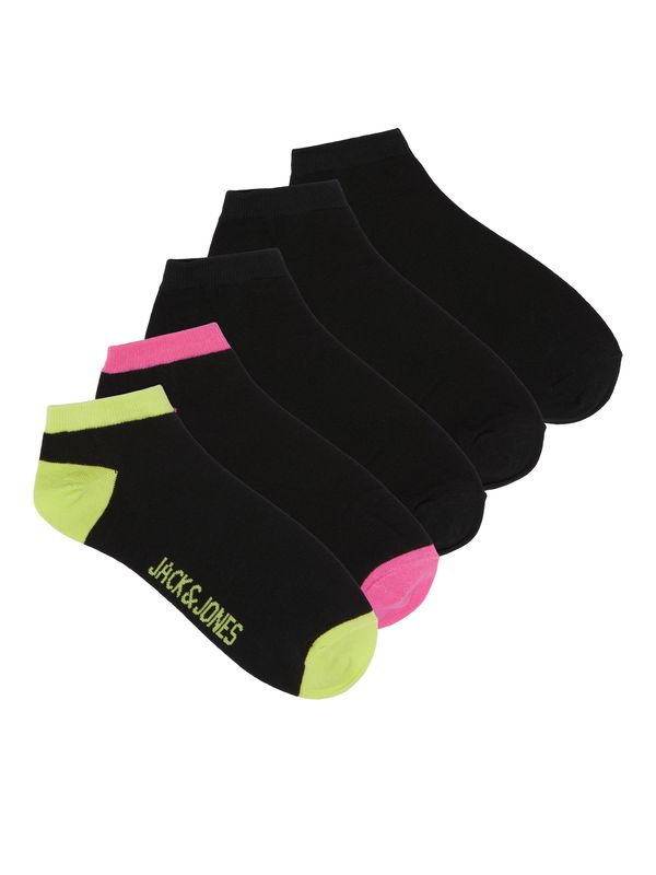 JACK & JONES JACK & JONES Къси чорапи 'CONTRA'  светлозелено / питая / черно