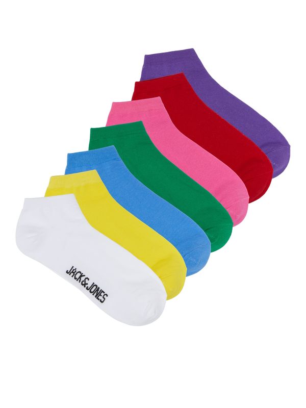 JACK & JONES JACK & JONES Къси чорапи  синьо / жълто / лилав / червено