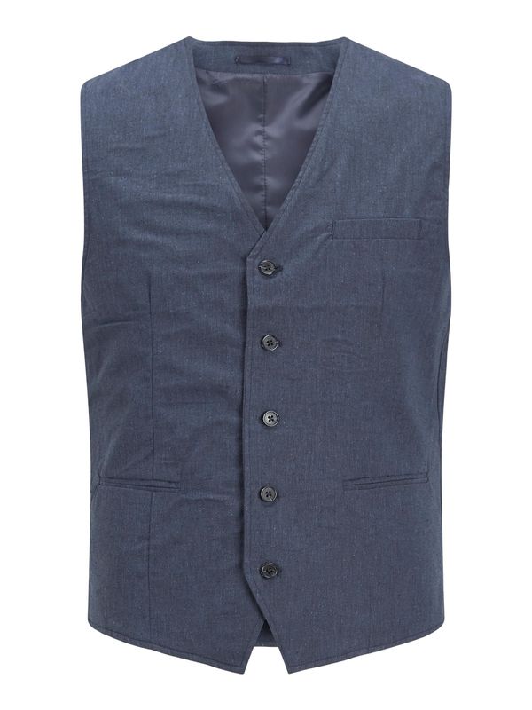 JACK & JONES JACK & JONES Мъжка елек за костюм  камел / гълъбово синьо / бяло